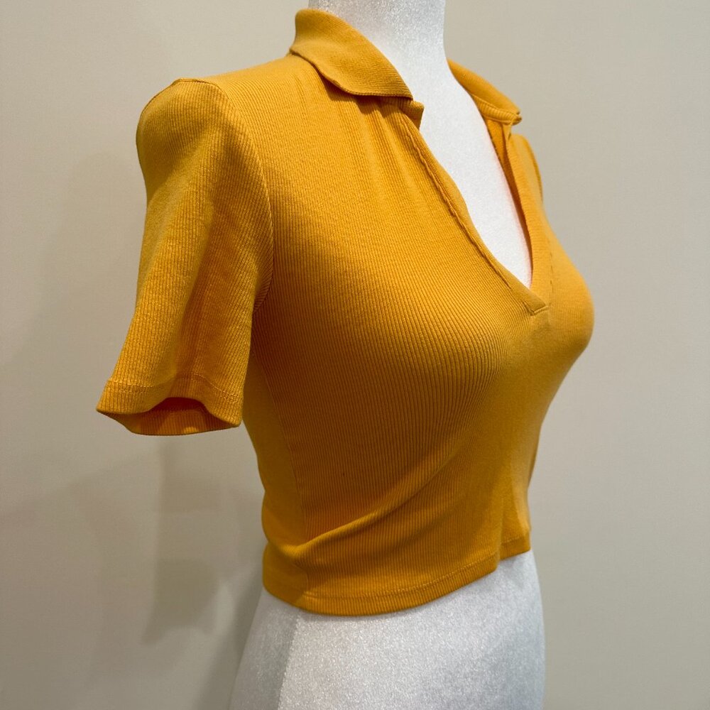 Zara Ribbed Crop Top - Picture 7 of 8